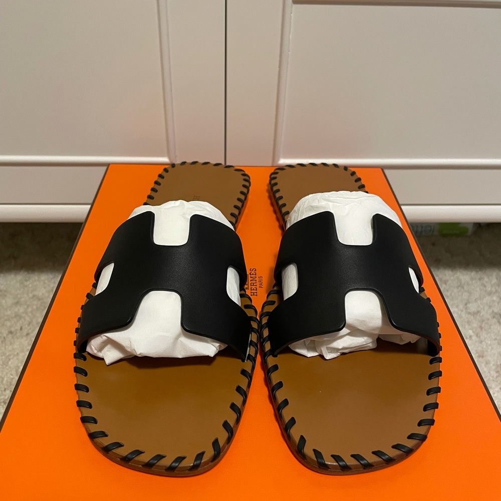 Hermes Oran sandal- Noir -Size 36.5 SOLD - Picture 3 of 3